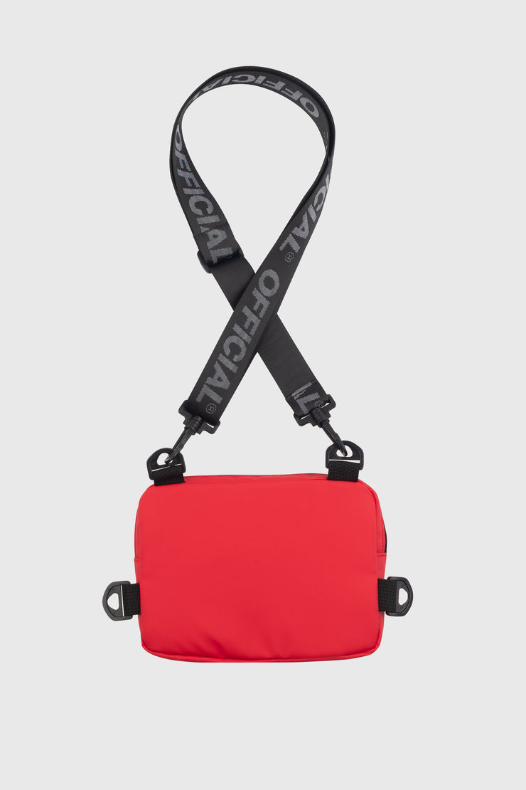 Neck Utility Shoulder Bag - Red