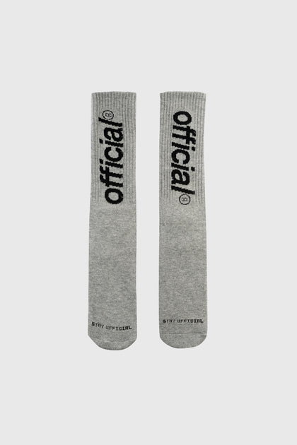 Everyday Logo Crew Sock (Heather Grey) – The Official Brand