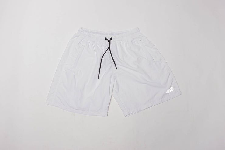 Classic Mesh-Lined Nylon Short (White)