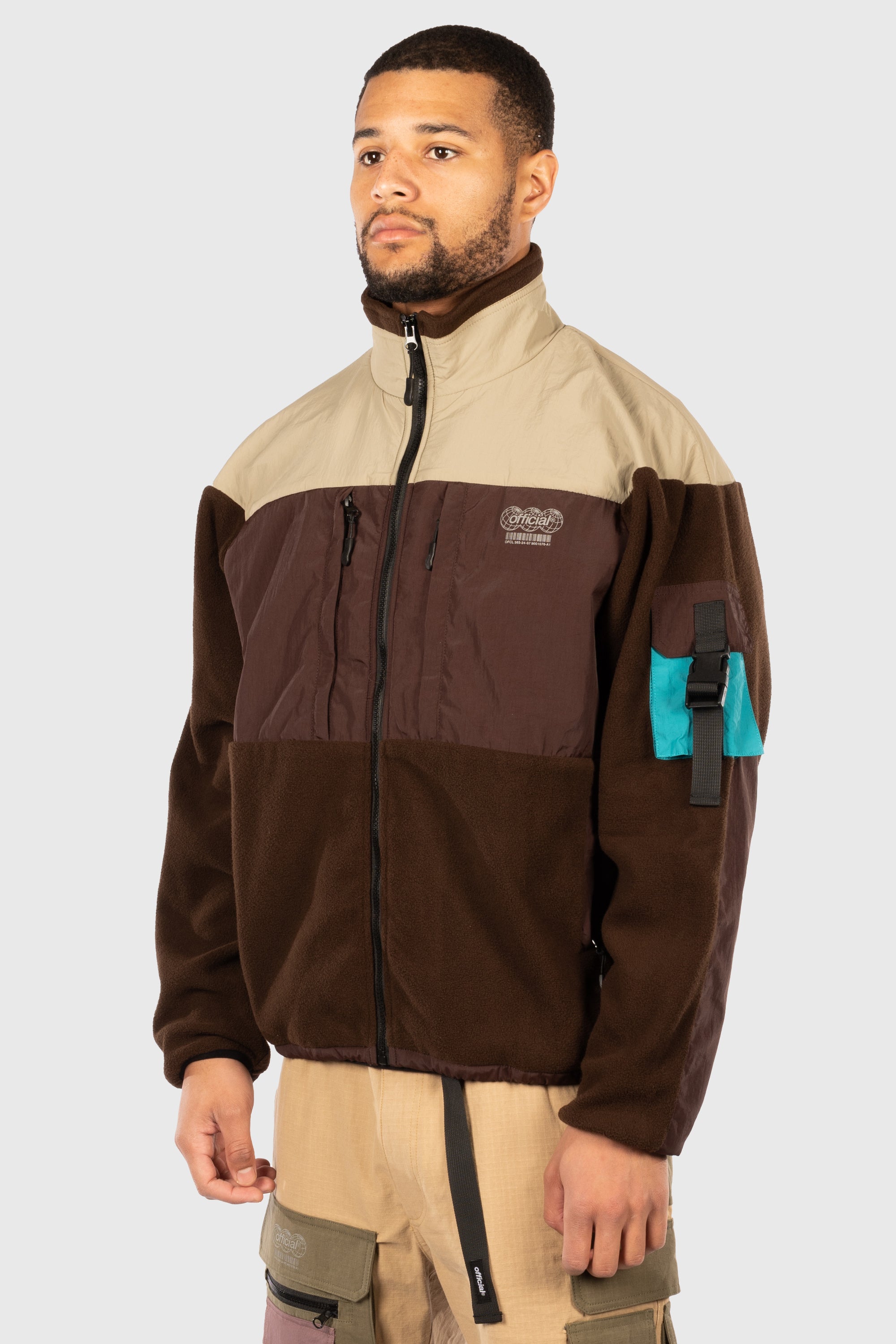 Ascent Tech Fleece Jacket (Brown) - The Official Brand