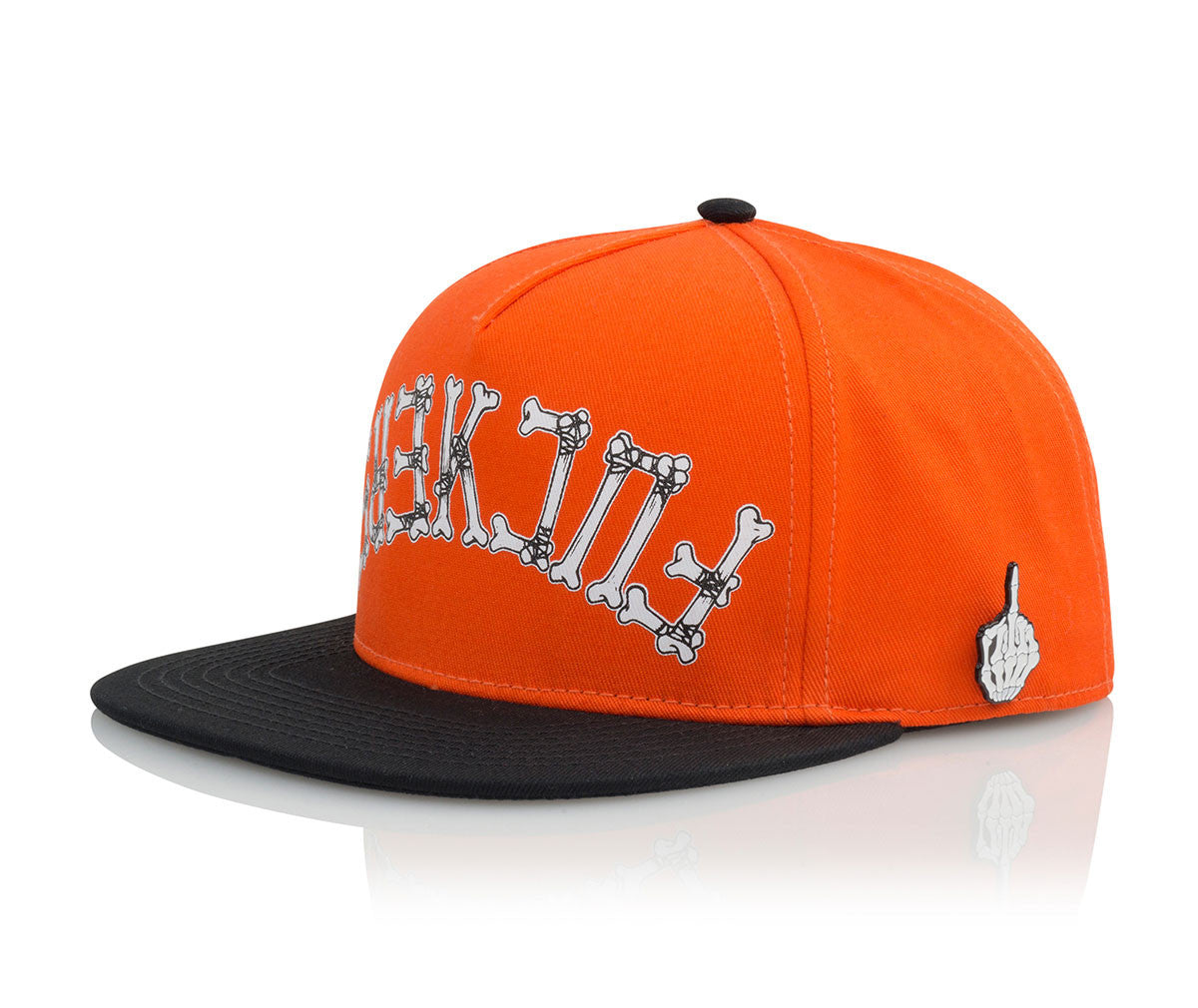 Orange Effers Bones Orng 5 Panel Hat – The Official Brand
