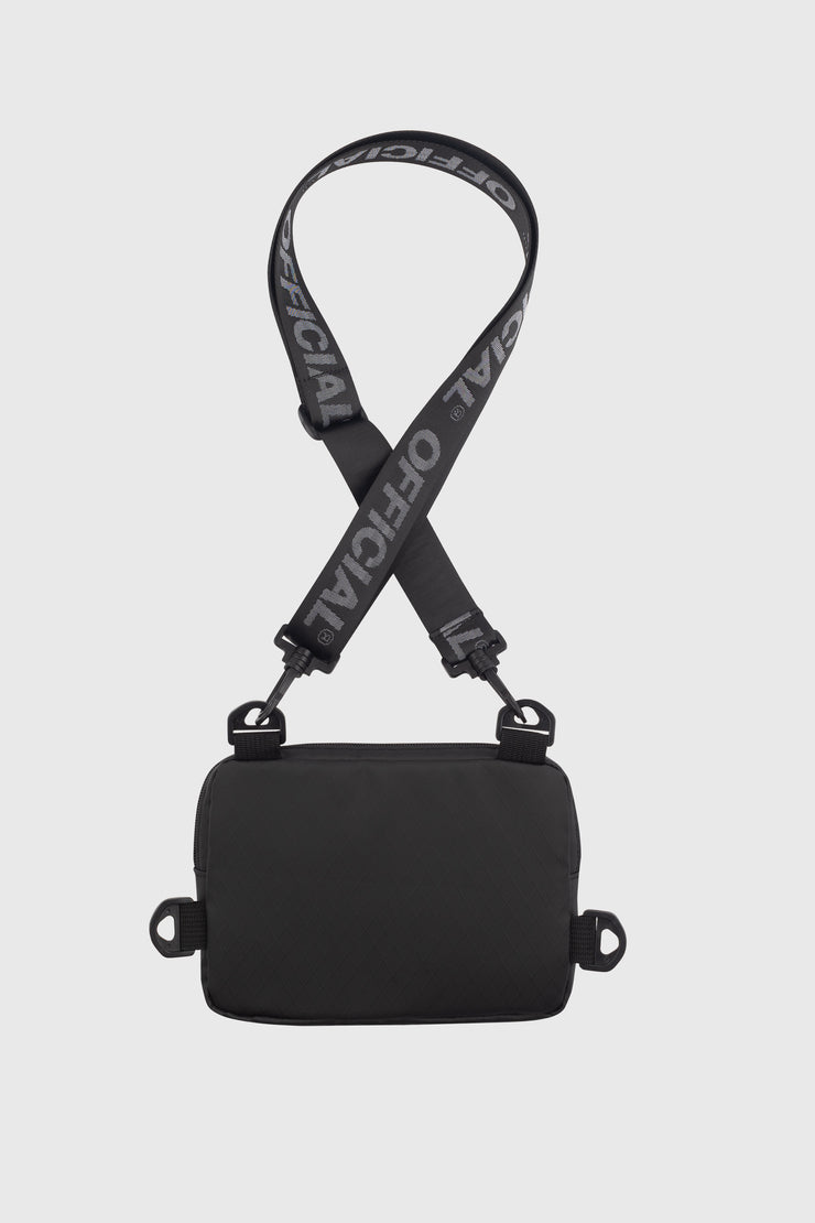 Neck Utility Shoulder Bag - Black
