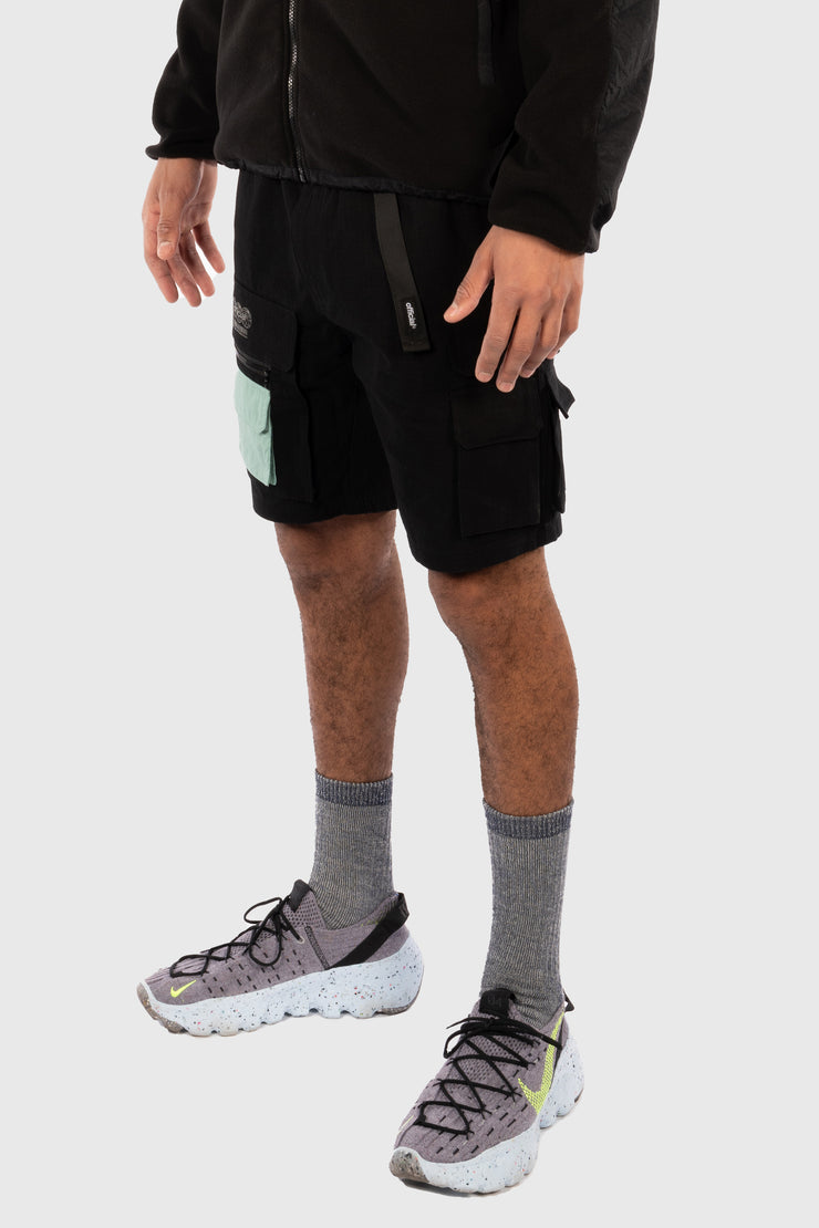 Nexus Ripstop Cargo Shorts (Black)