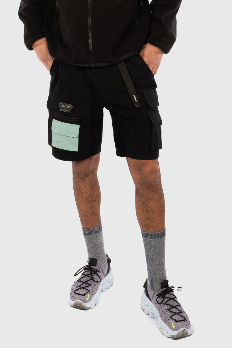 Nexus Ripstop Cargo Shorts (Black)