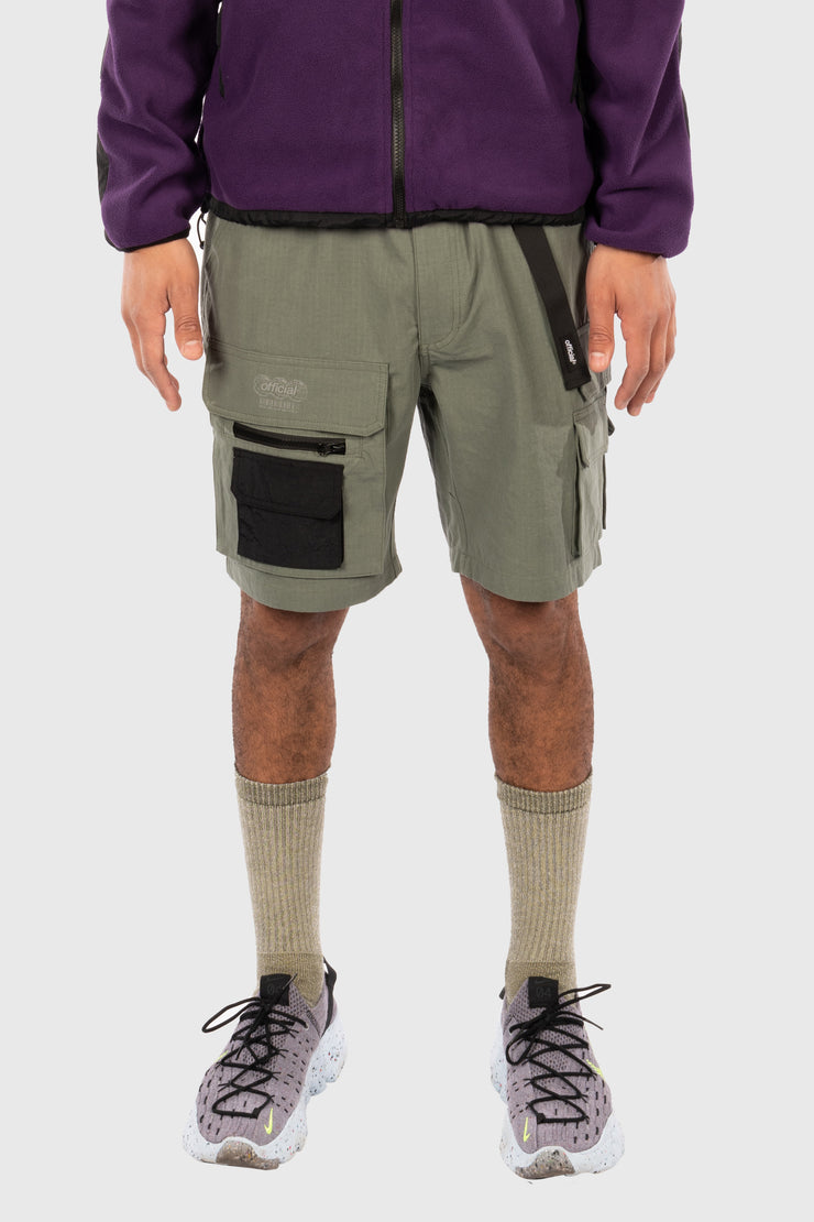 Nexus Ripstop Cargo Shorts (Dusty Olive)