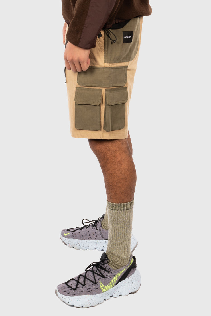 Nexus Ripstop Cargo Shorts (Khaki)