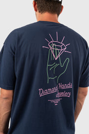 Diamond Hands Jewelers T-Shirt (Navy)