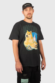 Dogecoin to the Moon T-Shirt (Black)