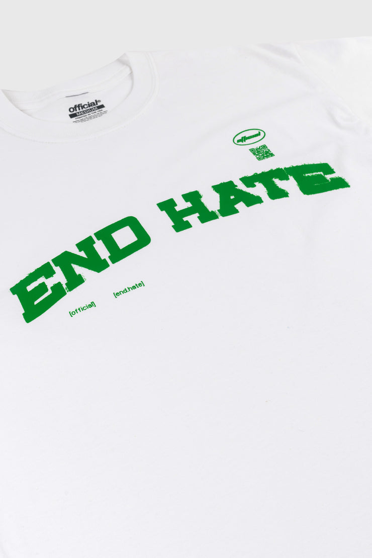 End Hate - Athletic Arc T-Shirt (White)