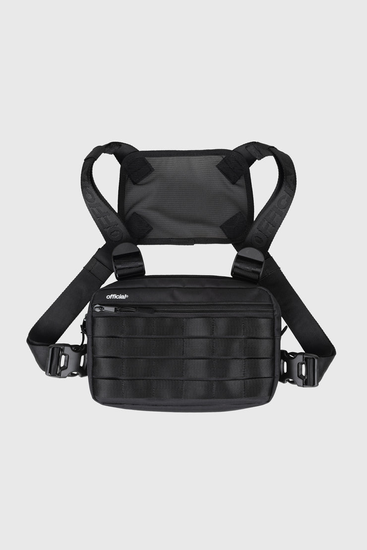 Compact Essential Chest Bag (Black)