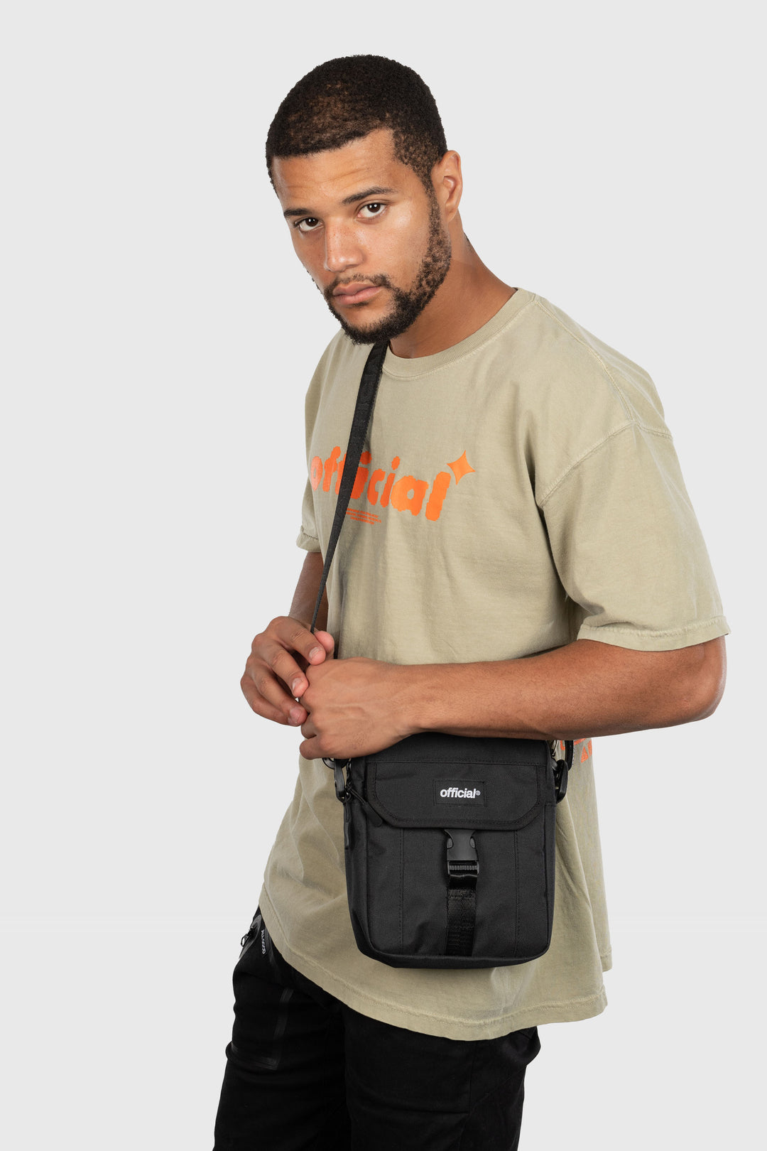 CRONOS compact shoulder BAG【BLACK】 CRONOS compact shoulder BAG [BLACK]