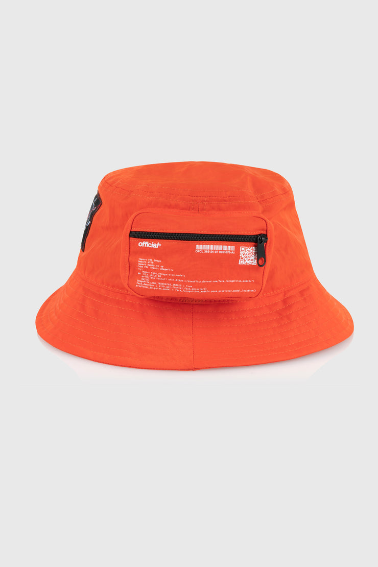 Bio-Tracker Cargo Bucket Hat (Orange)