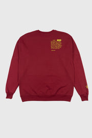History of the Future Crewneck Sweater (Burgundy)