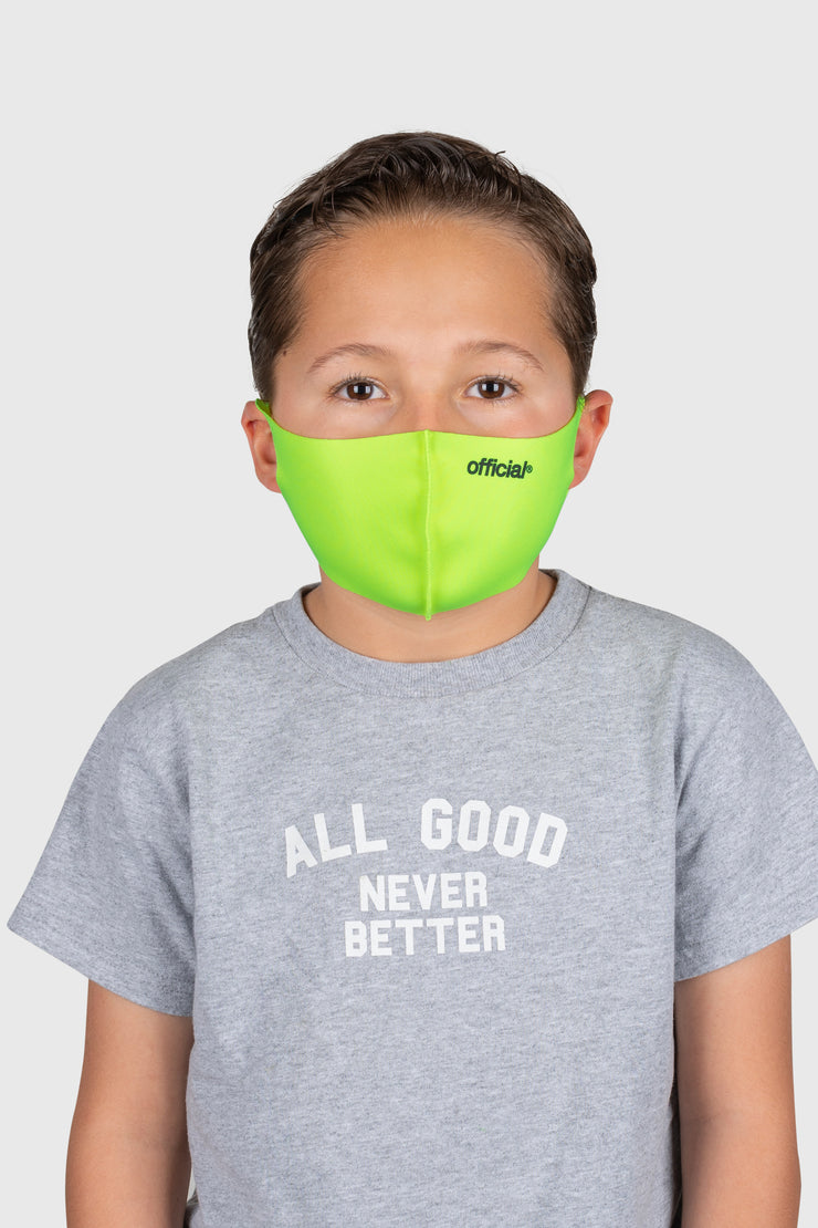 [Kids Size] Official Nano-Polyurethane Face Mask (Volt)