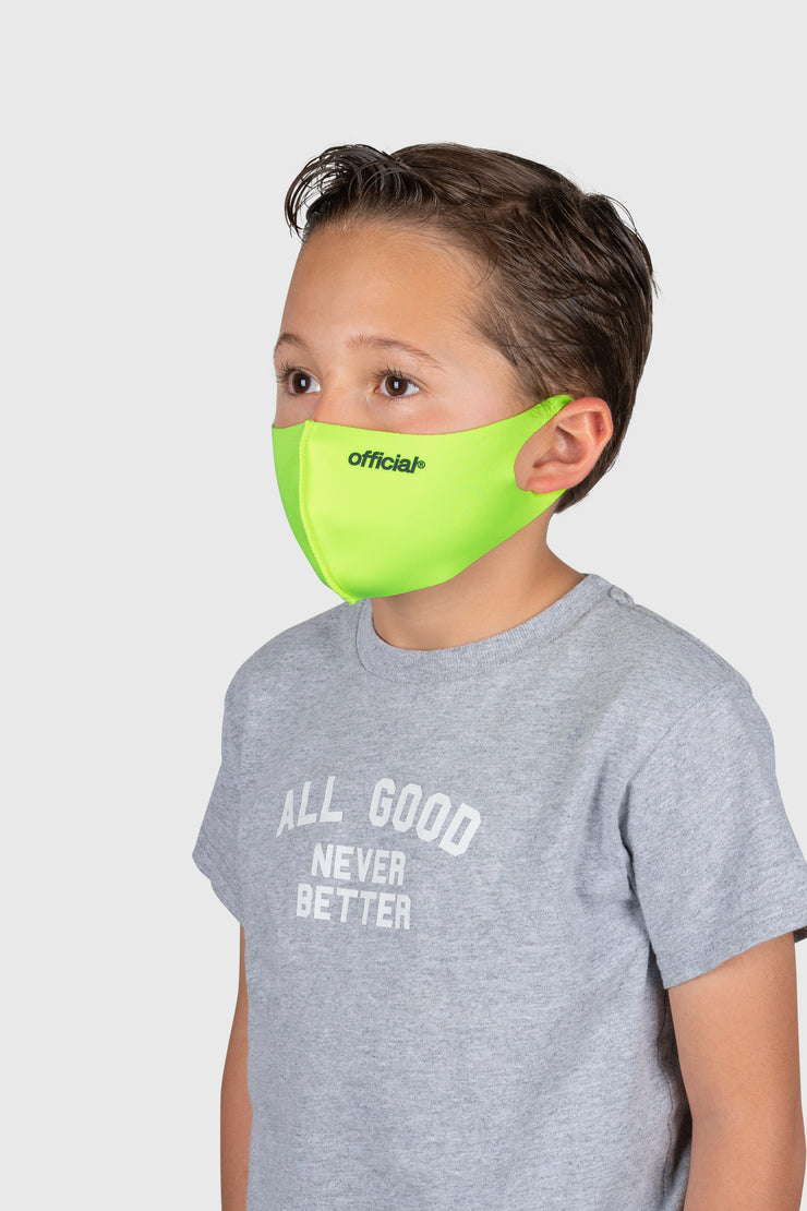 [Kids Size] Official Nano-Polyurethane Face Mask (Volt)